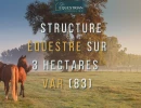 Vignette - Équestre - Structure équestre sur 3 hectares dans le Var (83)