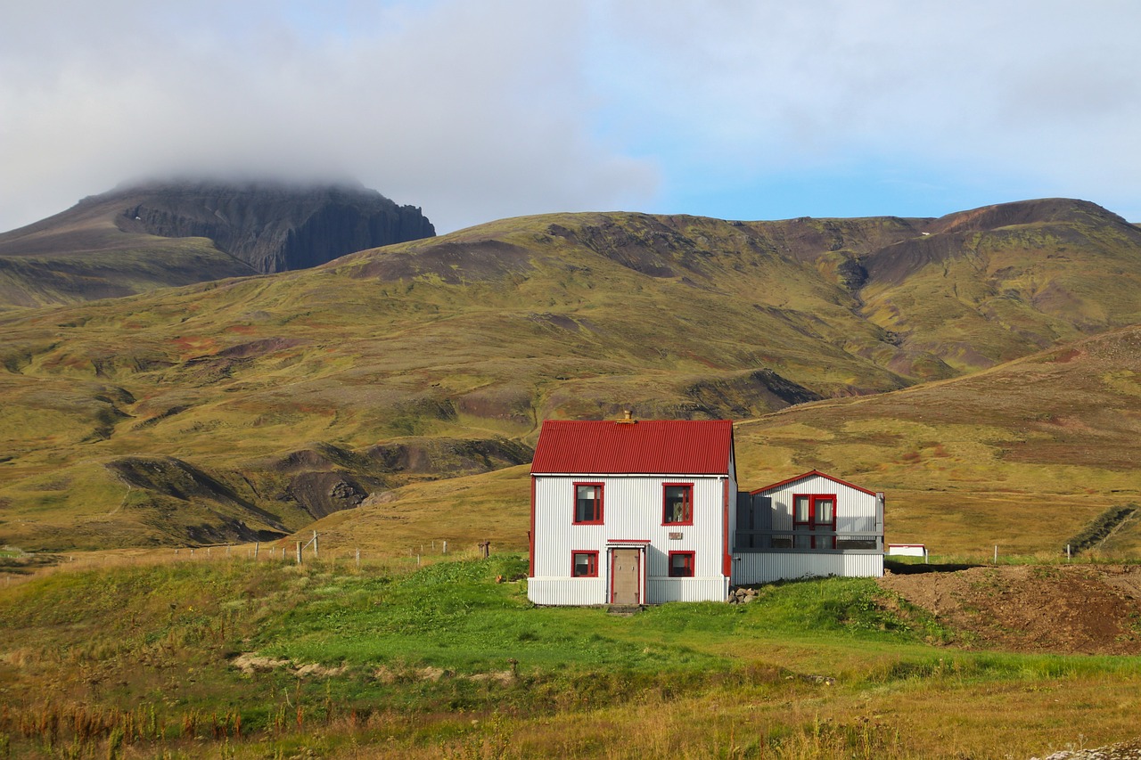 Maison de montagne en campagne