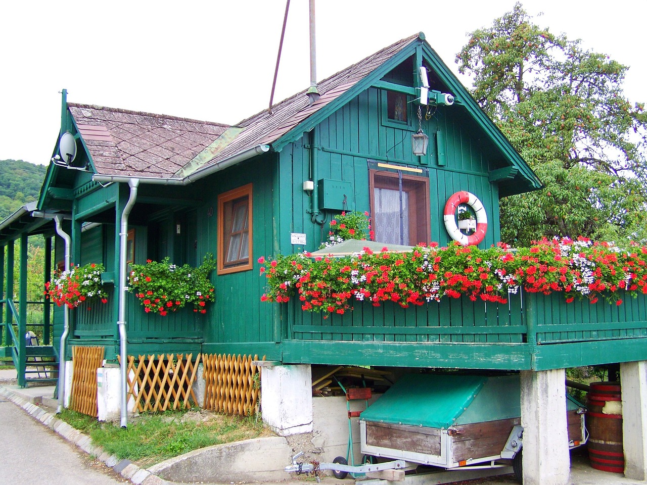 Chalet bleu 