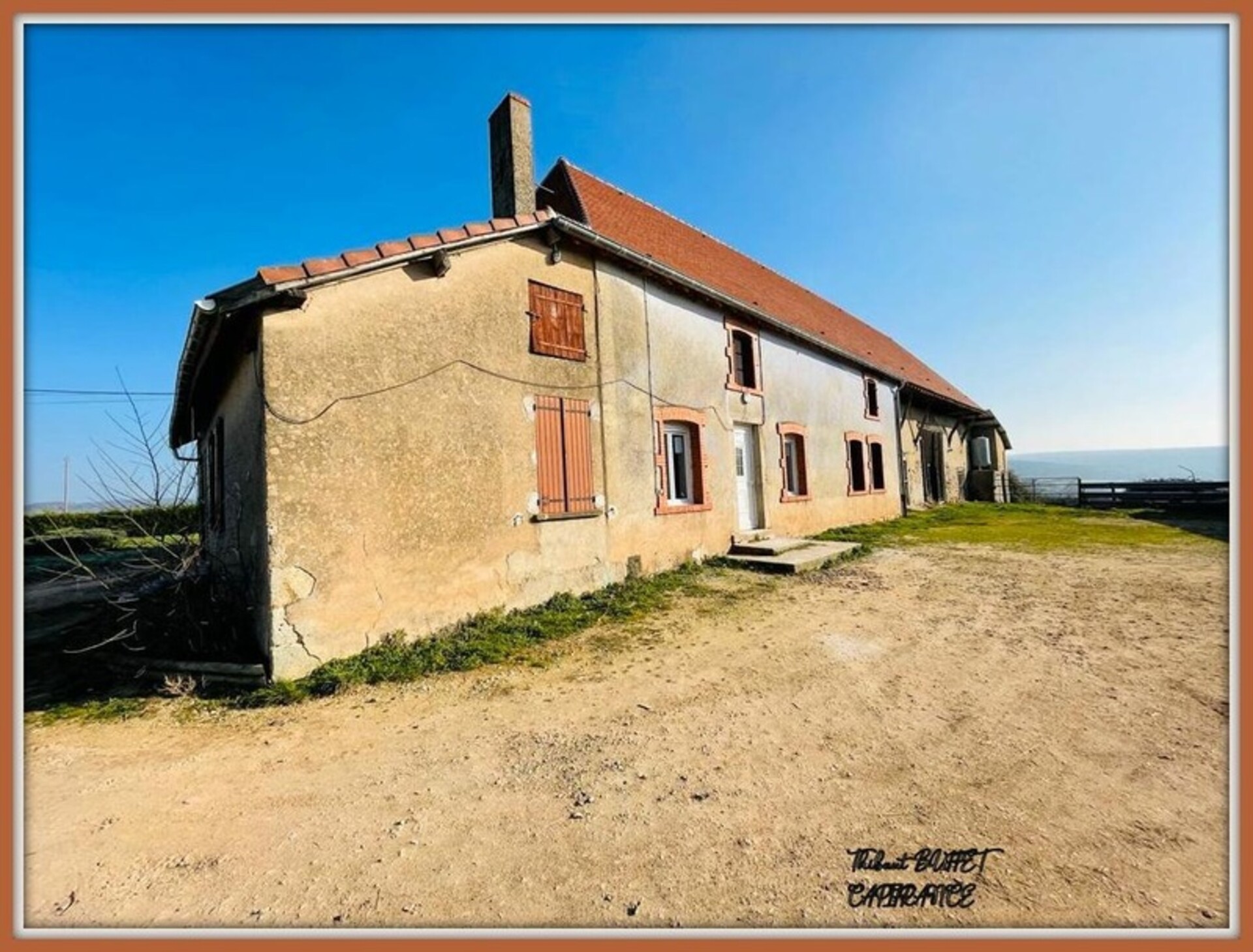 Photos 1 - Touristique - Corps de ferme à rénover, à vendre MARIZY propriete P8