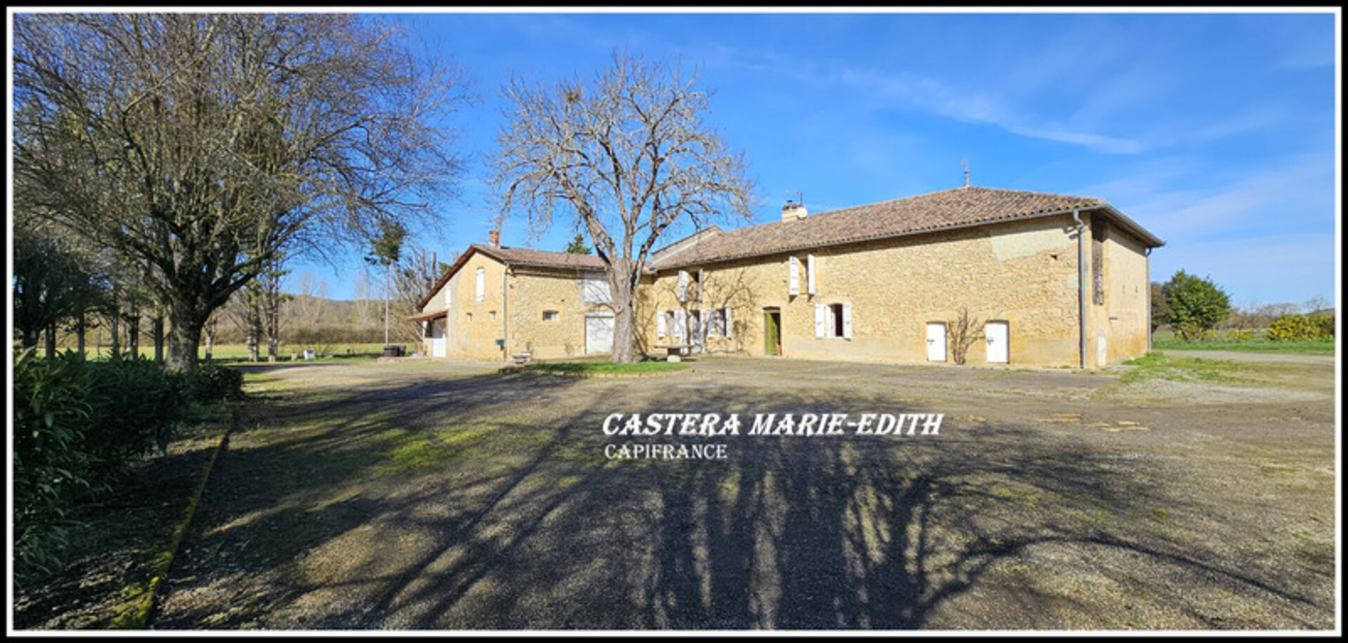 Photos 2 - Tourist - Dpt Gers (32), à vendre proche de AUCH Corps de Ferme  - Terrain de 15Ha 43a 47ca