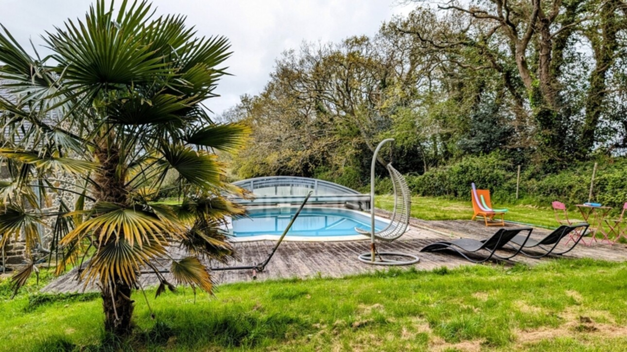 Photos 3 - Prestige - Dpt Finistère (29), à vendre HANVEC propriété avec Maison principale de 150 m², piscine et deux grandes dépendances