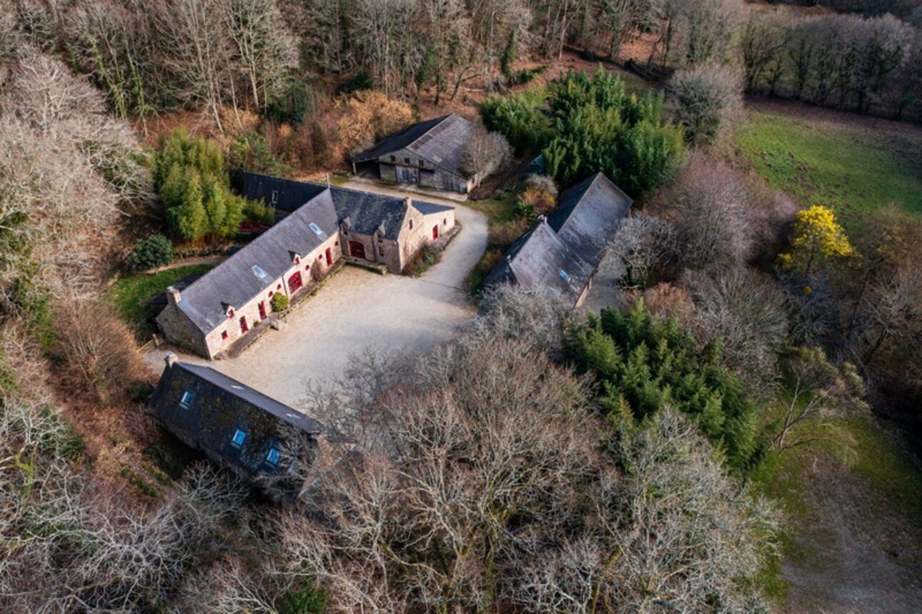 Photos 1 - Prestige - Dpt Morbihan (56), à vendre LE FAOUET Propriété du 19ème de 890 m² sur Domaine de 8 Hectares