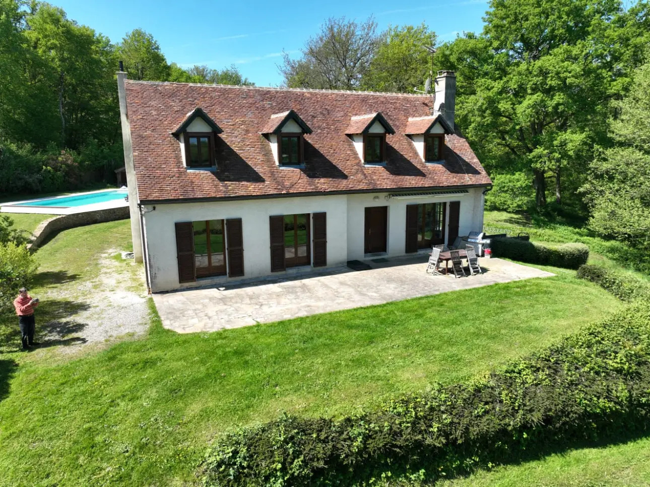 Photos 8 - Forest - Rare leisure property of 9.2 ha: its house, its 3.5 ha pond, its woods, for sale in Puisaye, Yonne (89):