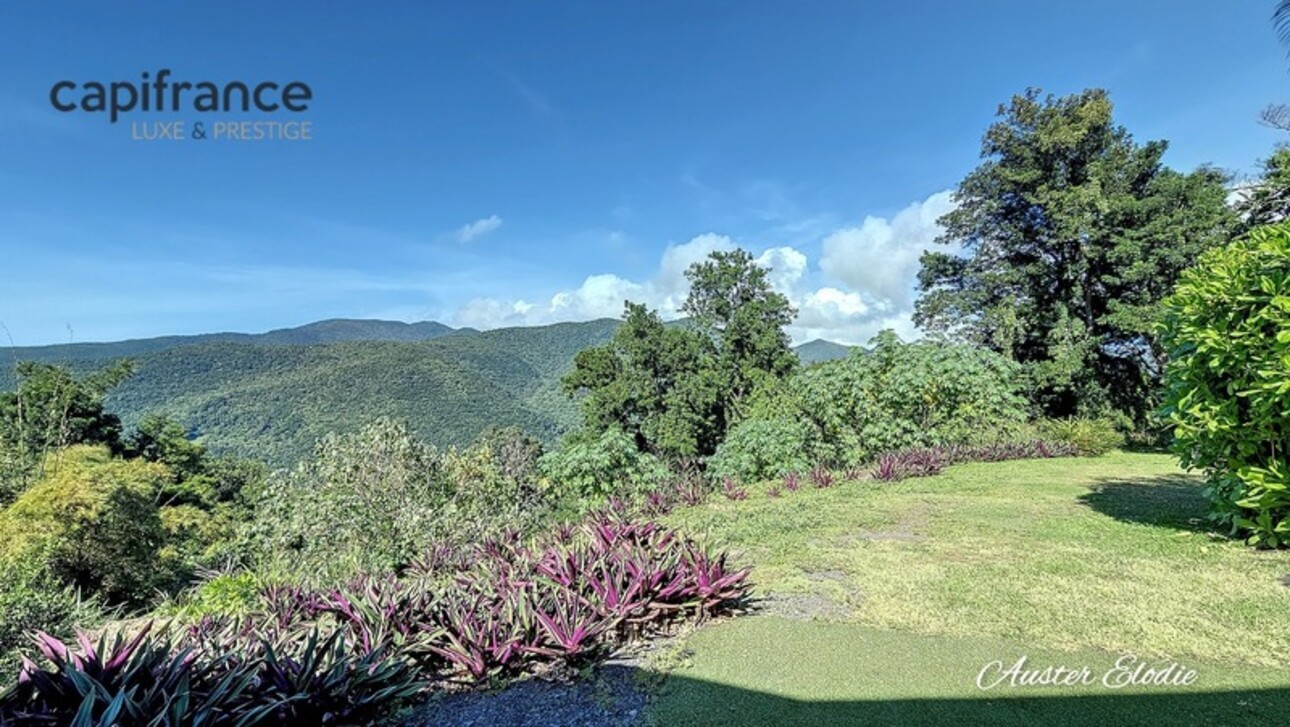 Photos 7 - Touristique - Propriété de 3 villas T3 avec piscine un T3 et deux T1 vue imprenable montagne et Mer des Caraïbes