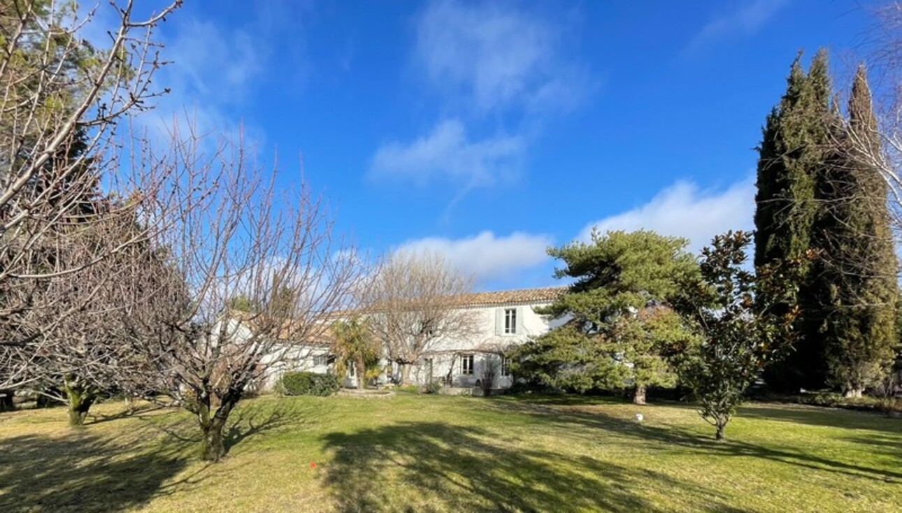 Photos 1 - Prestigious - Dpt Vaucluse (84), à vendre MAZAN propriété avec Mas de près de 300 m2, jardin paysagé, piscine et dépendances sur près de 14 500 m2