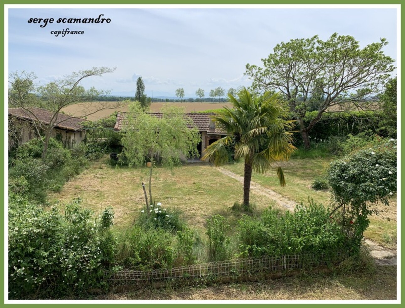 Photos 14 - Prestige - Dpt Gers (32), à vendre proche de MIELAN proprieté corps de ferme de 10 pièces  de 288 m² - Terrain de 8000 m² - VUE SUR LES MPYRENEES