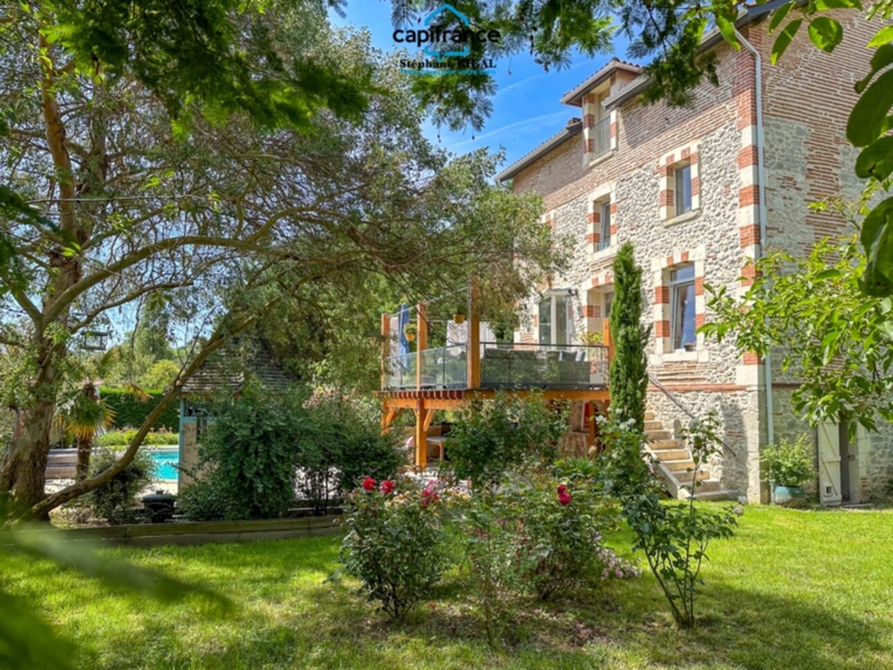 Photos 2 - Prestige - Dpt Lot et Garonne (47), à vendre SAINT SYLVESTRE SUR LOT propriete P6 terrain de 1704m2