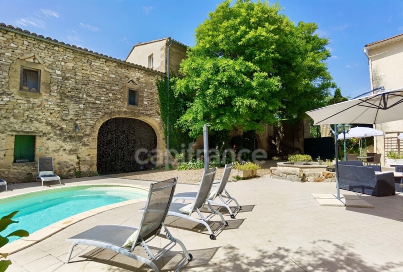 Photos 8 - Touristique - Dpt Gard (30), à vendre UZES propriete P14 de 548 m² - Terrain de 830,00 m²