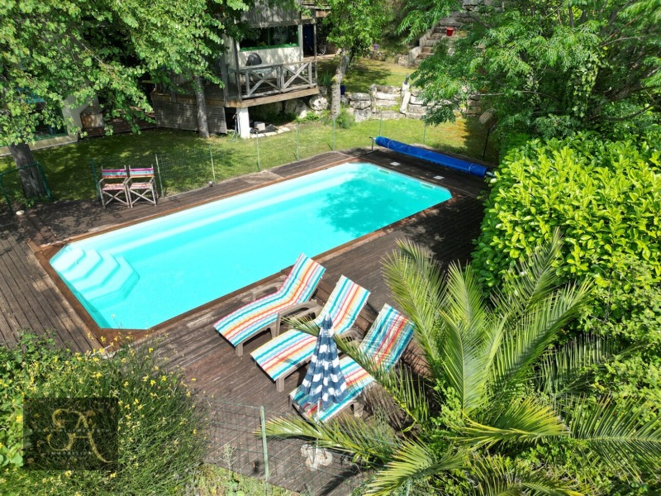 Photos 3 - Prestige - Dpt Aude (11), à vendre proche Carcassonne propriété avec piscine sur un terrain de 1550m²