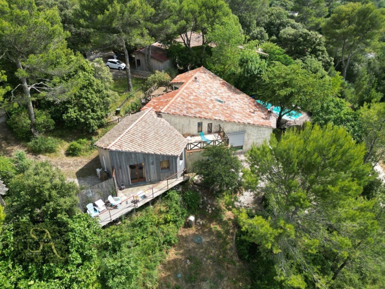 Photos 4 - Prestigious - Aude (11) Department, for sale near Carcassonne: property with a pool on a 1550 m² plot.