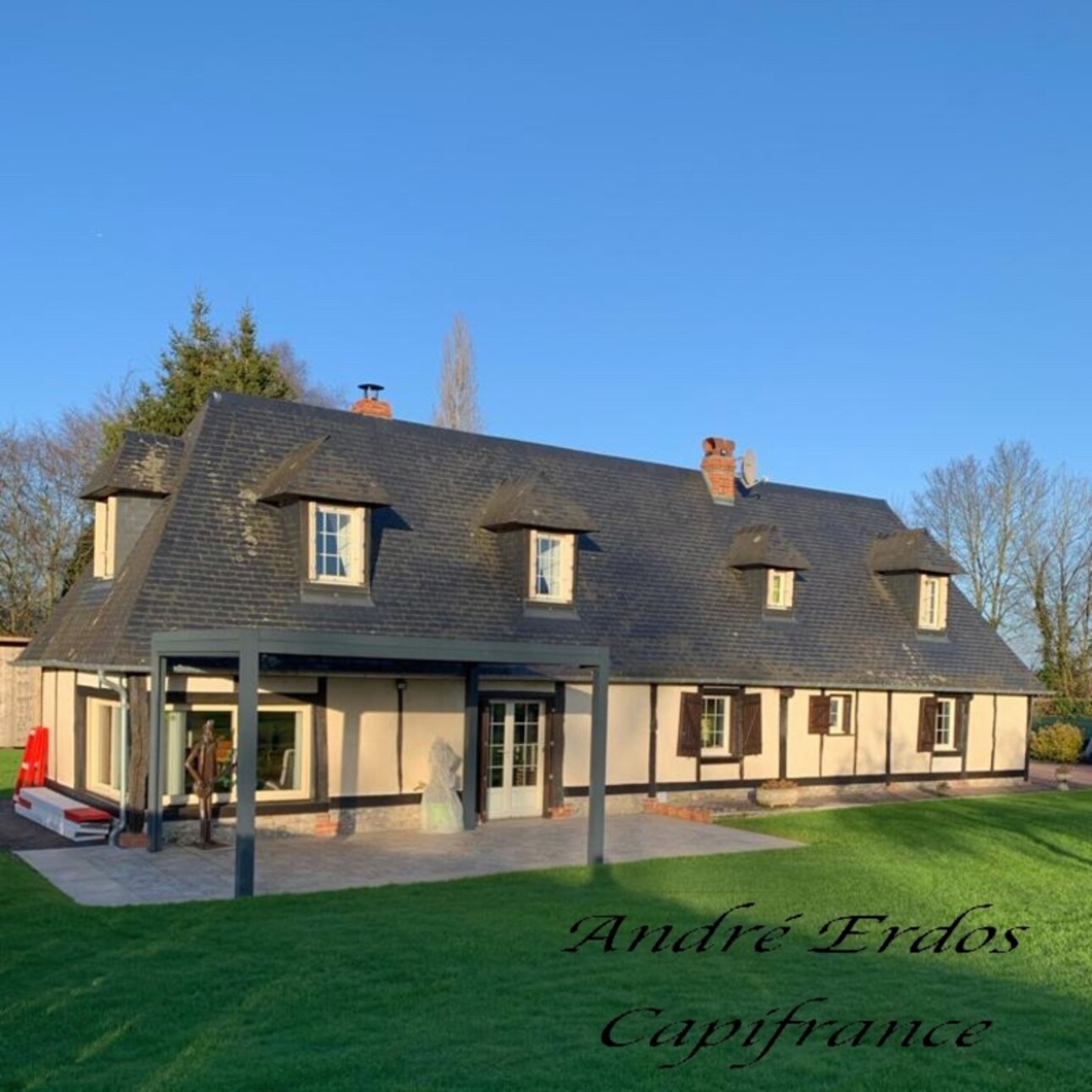 Photos 4 - Prestigious - Calvados, very beautiful Norman farmhouse with outbuildings, in the Pays d'Auge