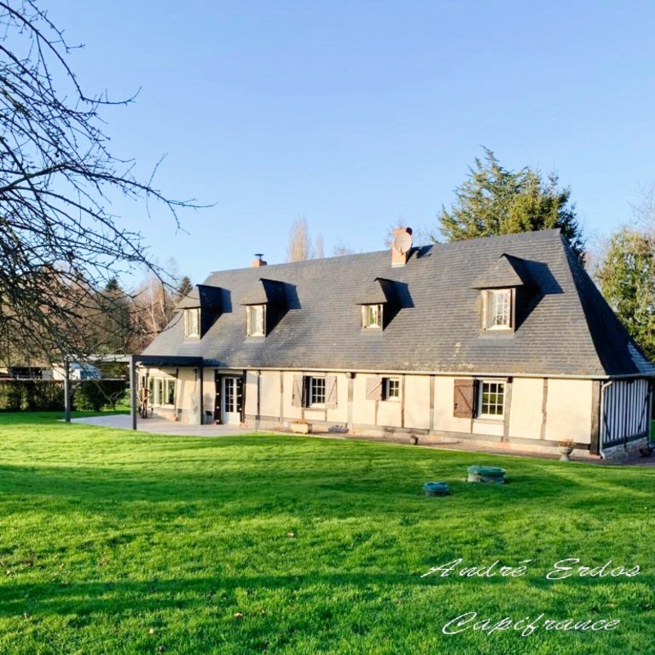 Photos 5 - Prestigious - Calvados, very beautiful Norman farmhouse with outbuildings, in the Pays d'Auge