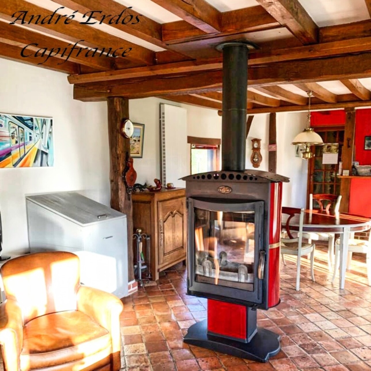 Photos 8 - Prestigious - Calvados, very beautiful Norman farmhouse with outbuildings, in the Pays d'Auge