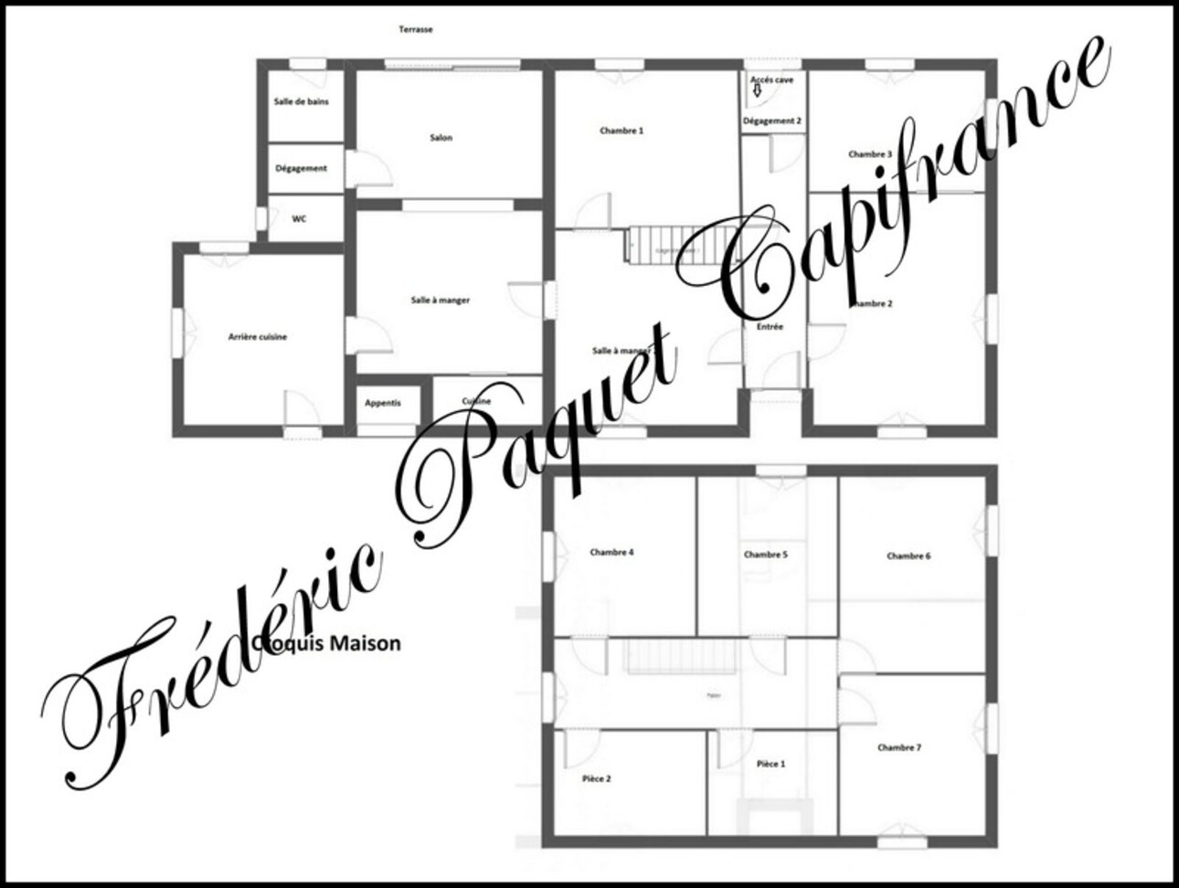 Photos 19 - Touristique - Dpt Charente Maritime (17), à vendre PONS ensemble immobilier 2 maisons, une de 197,32 m² habitable et une à terminer de 391 m² avec dépendances et terrain de 10 974,00 m²