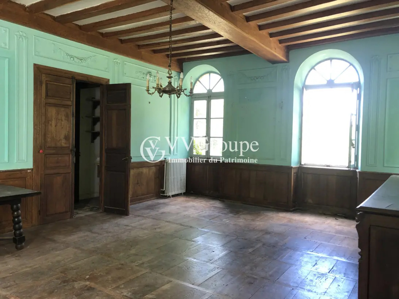 Photos 3 - Prestige - Château du 19ème siècle de 750 m2 à restaurer sur  7,8 hect, rivière secteur Béarn