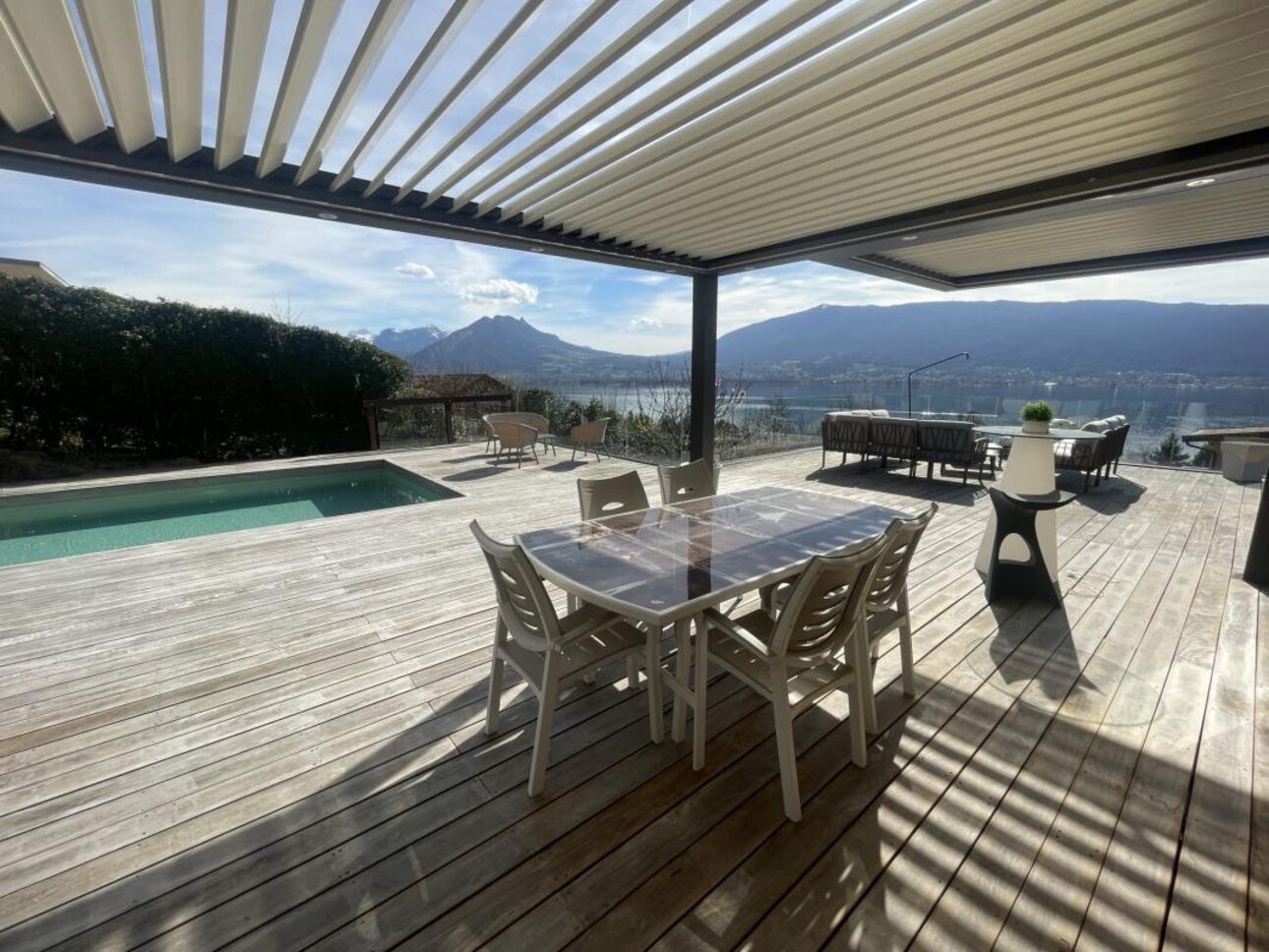 Photos 4 - Prestigious - Villa d'architecte à Veyrier du Lac avec vue sur lac