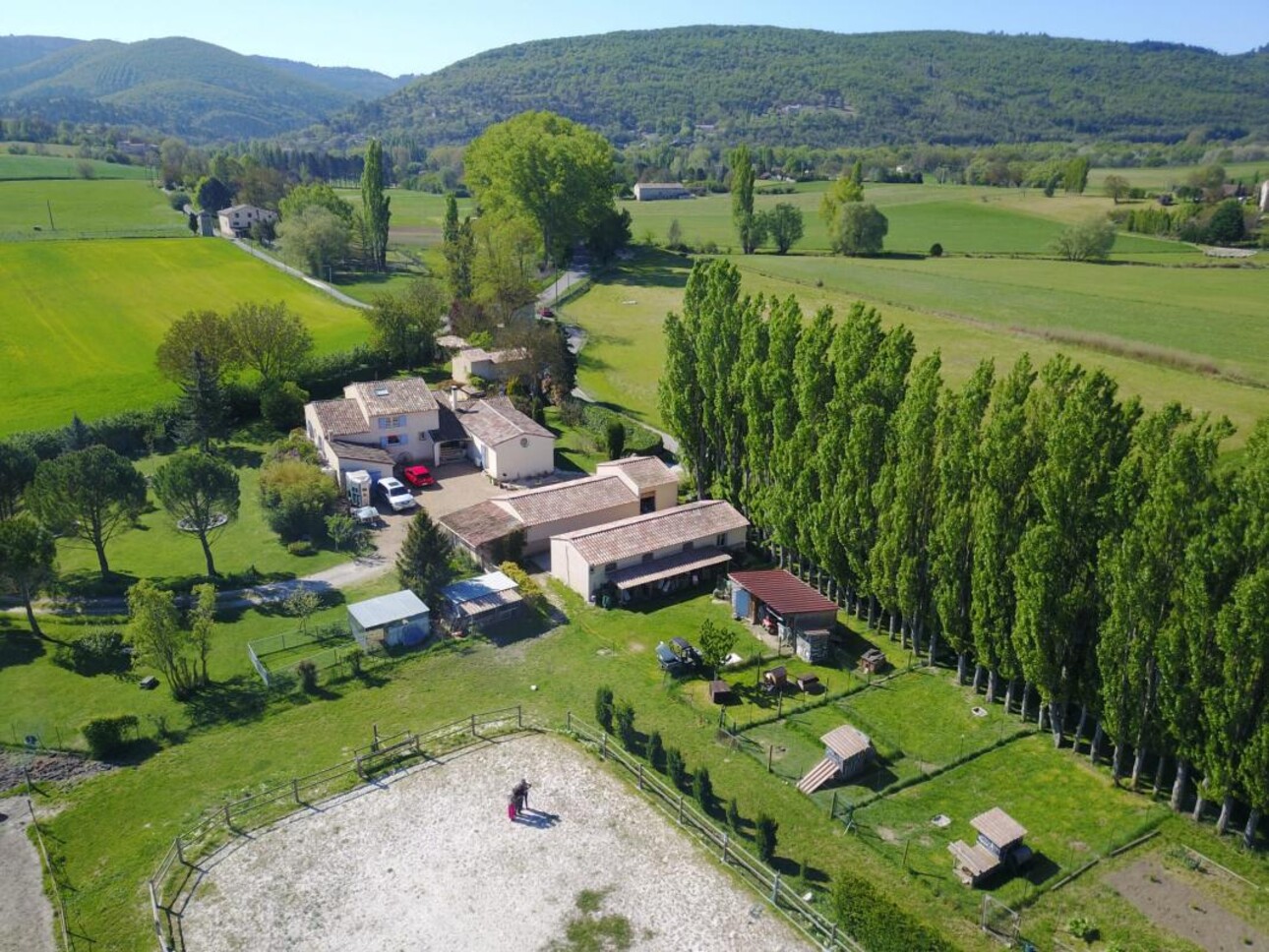 Photos 1 - Équestre - Charmante propriété équestre sur 1,7 ha entre Forcalquier et