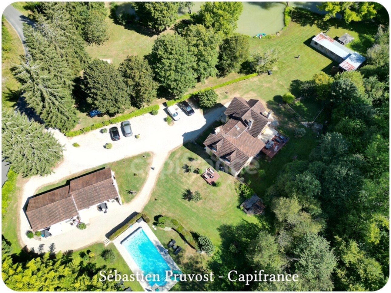 Photos 1 - Prestige - Dpt Dordogne (24), à vendre PROCHE MONTIGNAC (24) Propriete P14 de 322 m² - Terrain 14 080 m² - 4 Gîtes - étang et piscine