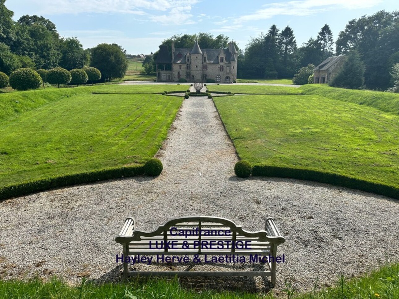 Photos 6 - Prestigious - MANOR for sale, NORMANDY, outbuildings, small lake, 3.6 hectares of land