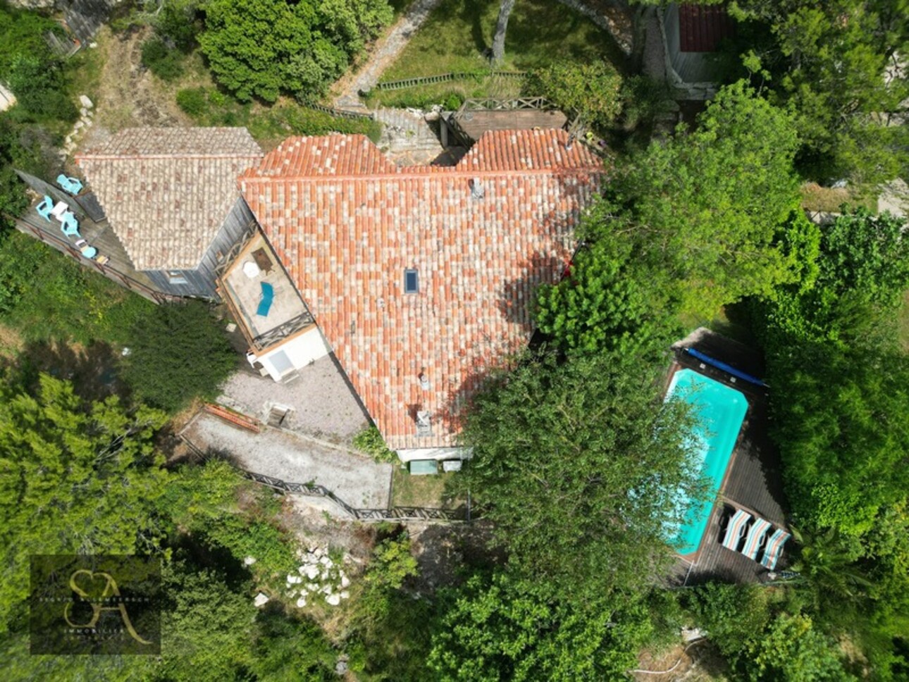 Photos 2 - Prestige - Dpt Aude (11), à vendre proche Carcassonne propriété avec piscine sur un terrain de 1550m²