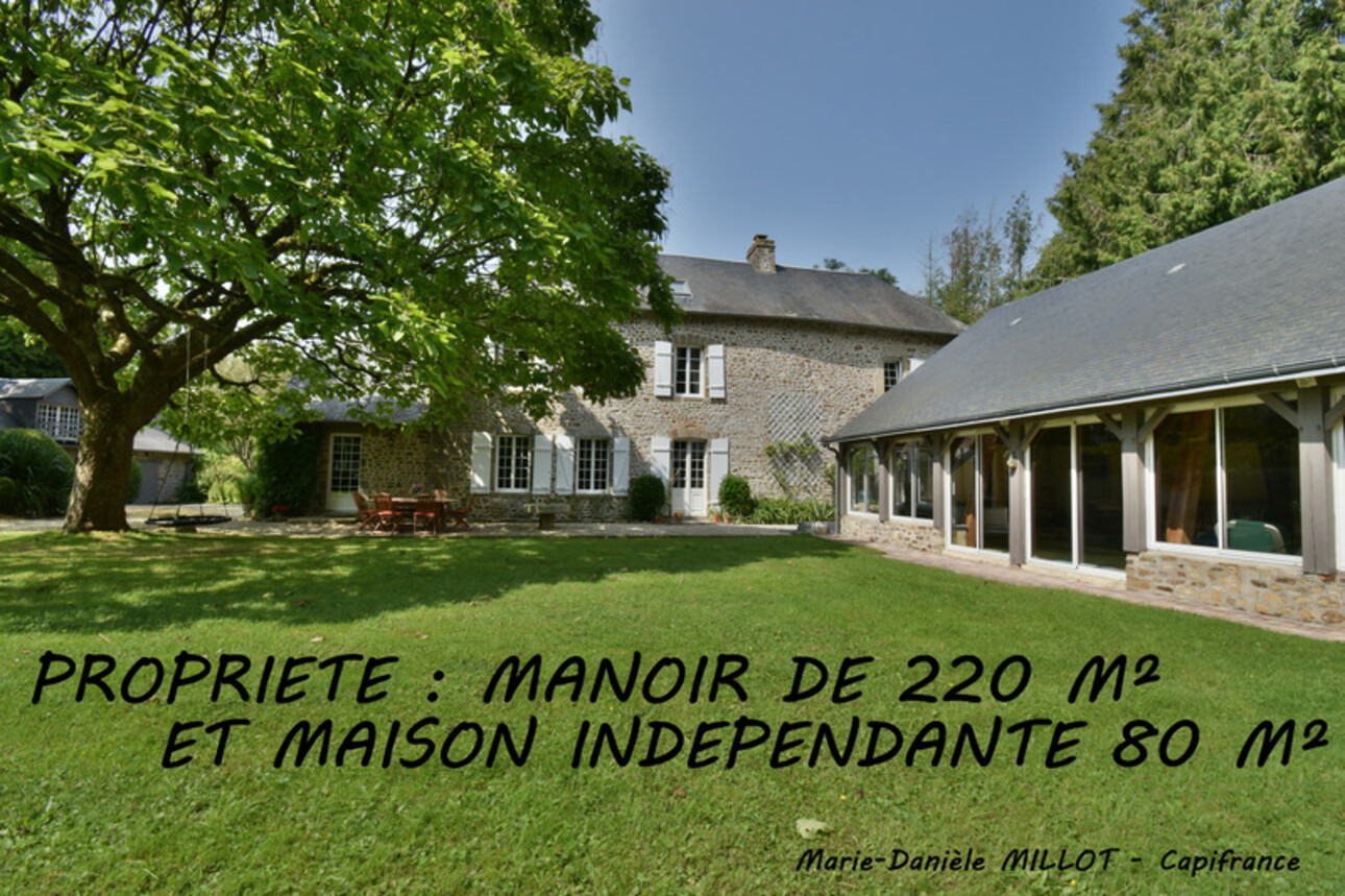 Photos 1 - Tourist - Propriété : MANOIR de 220 M² et Maison indépendante de 80 M² 12 pièces proche de LAVAL (53)