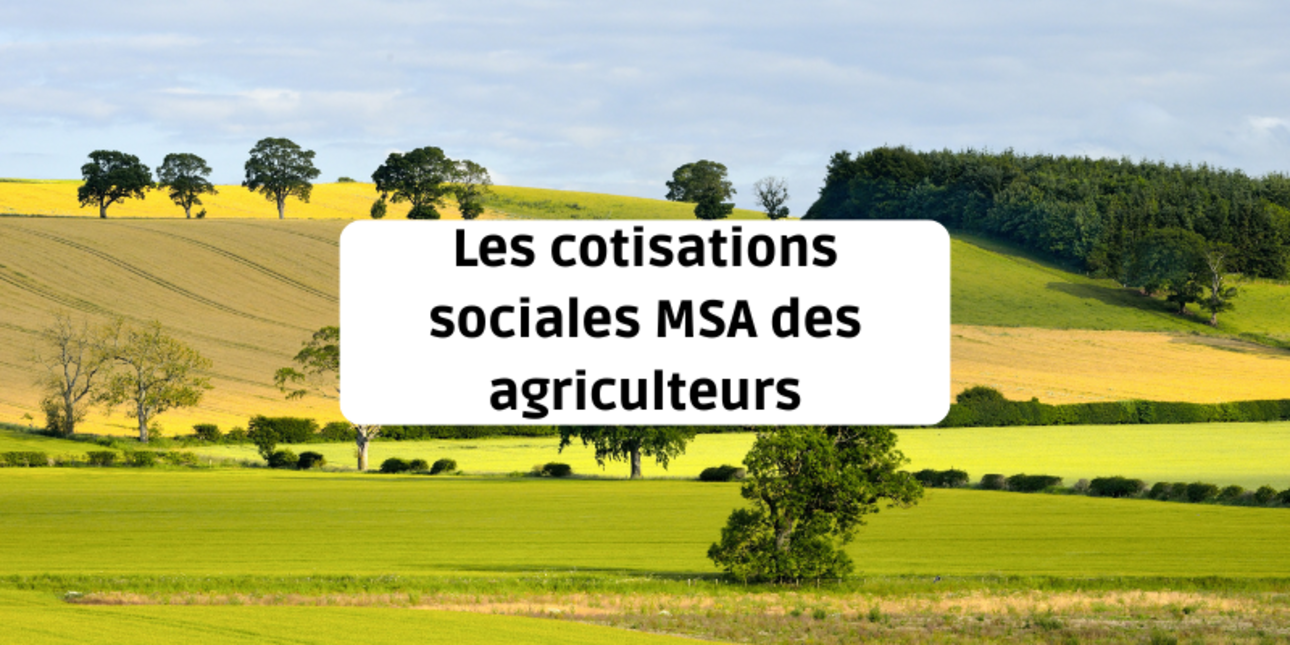 MSA social security contributions for farmers