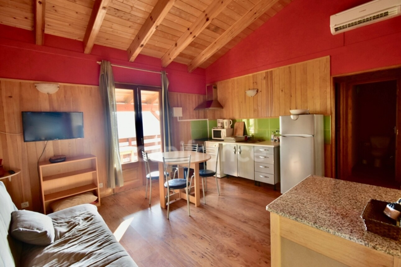 Photos 5 - Tourist - Dpt Corse (20), à vendre EVISA, ensemble de six chalets en bois avec terrasse, sur terrain avec piscine et parking