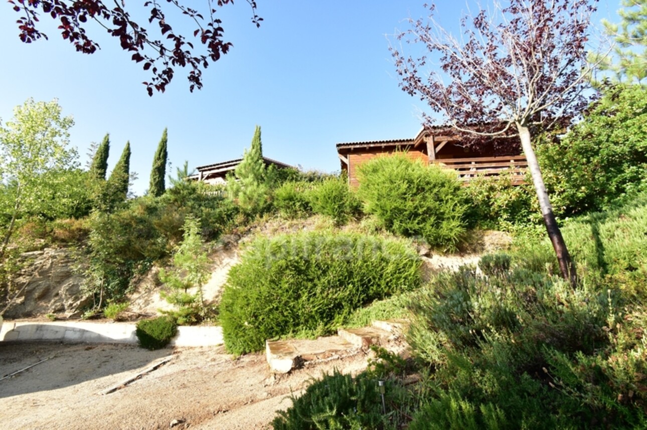 Photos 10 - Tourist - Dpt Corse (20), à vendre EVISA, ensemble de six chalets en bois avec terrasse, sur terrain avec piscine et parking