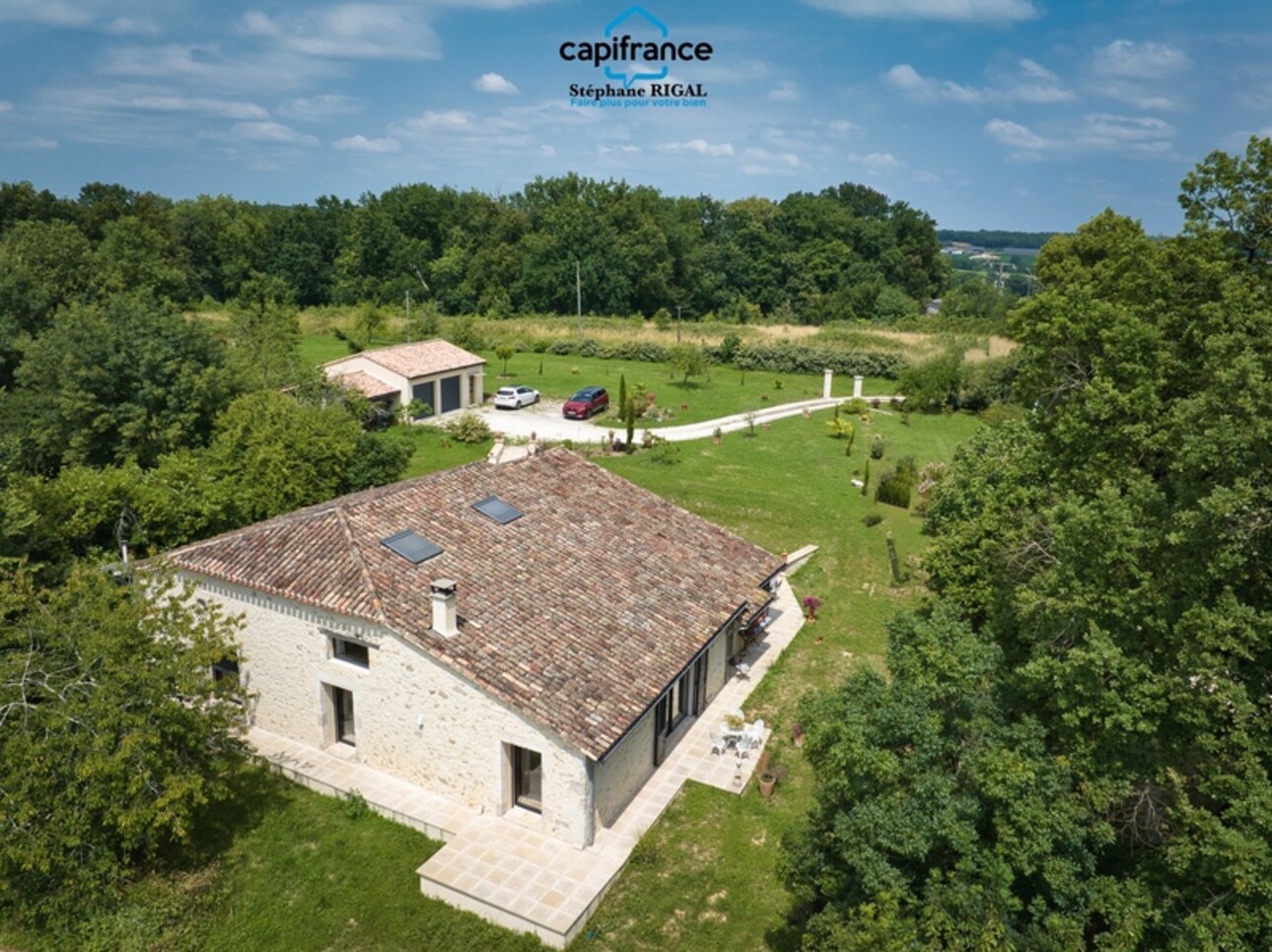 Photos 2 - Prestigious - Dpt Lot et Garonne (47), for sale LOUGRATTE property P7 on land of 4000m2