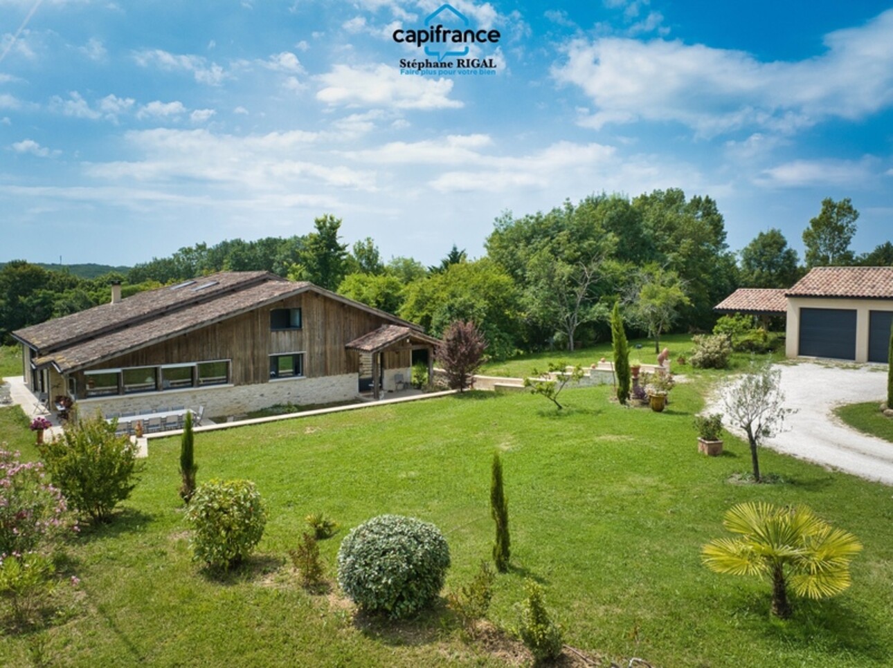 Photos 4 - Prestige - Dpt Lot et Garonne (47), à vendre LOUGRATTE propriété P7 sur terrain de 4000m2