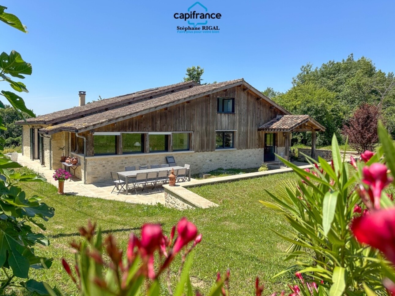 Photos 5 - Prestige - Dpt Lot et Garonne (47), à vendre LOUGRATTE propriété P7 sur terrain de 4000m2