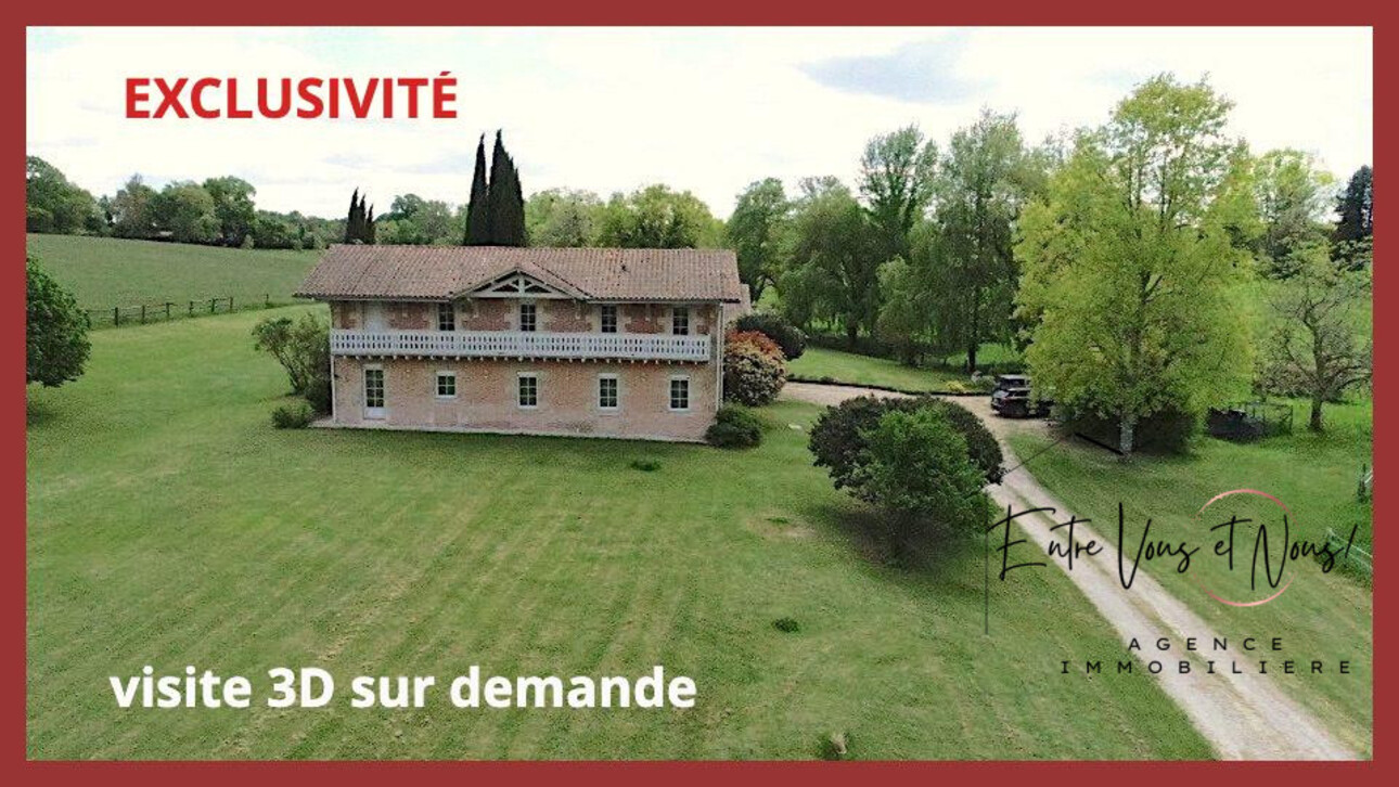 Photos 1 - Equestrian - Propriété de charme, 376m2, 6ch sur 9ha à Bazas!