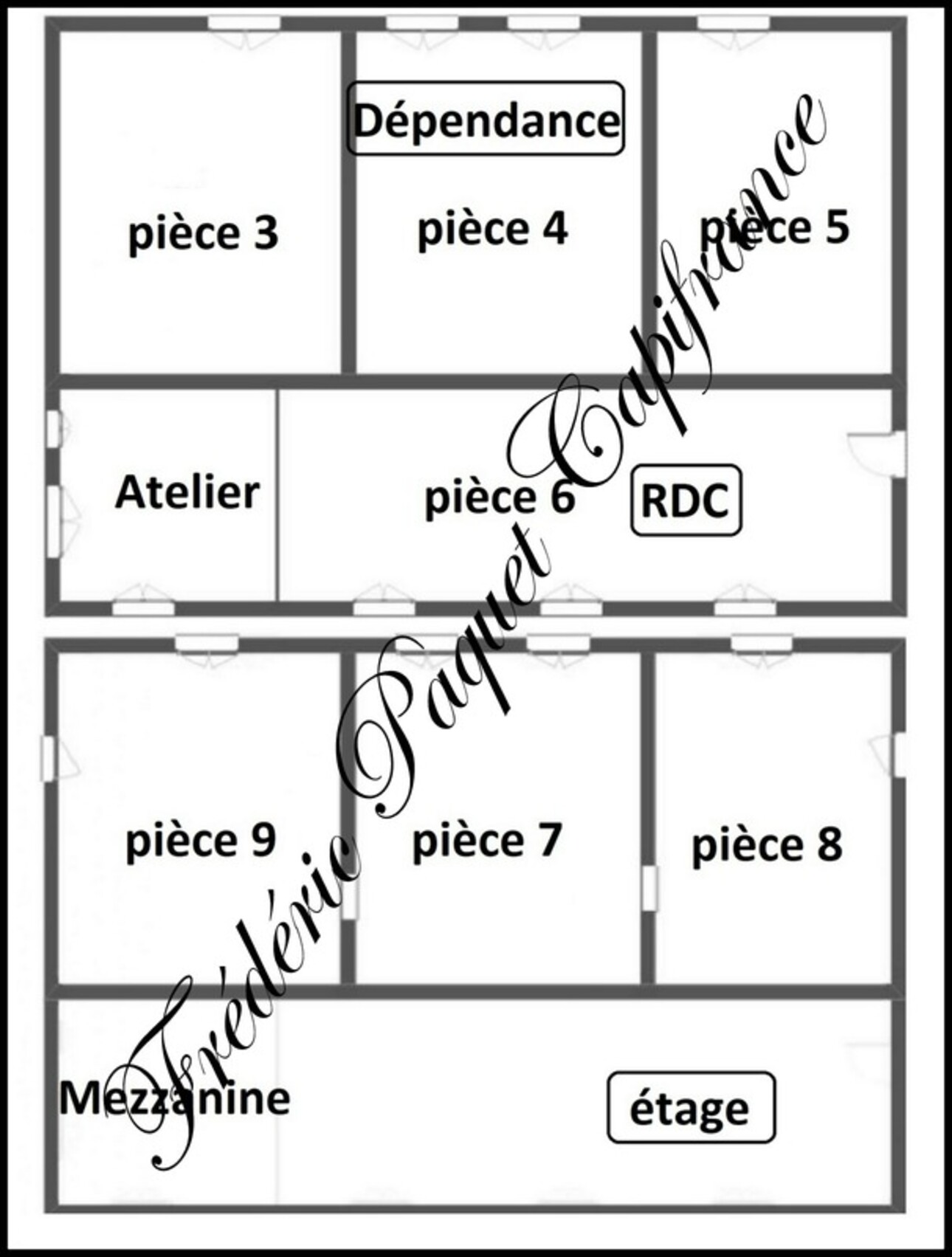 Photos 20 - Tourist - Dpt Charente Maritime (17), à vendre PONS ensemble immobilier 2 maisons, une de 197,32 m² habitable et une à terminer de 391 m² avec dépendances et terrain de 10 974,00 m²