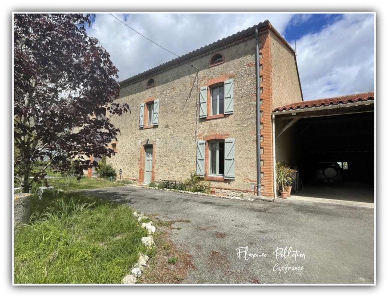 Photos 1 - Tourist - For sale near LOUBENS LAURAGAIS (31) Old Farm P6 40 minutes from Toulouse