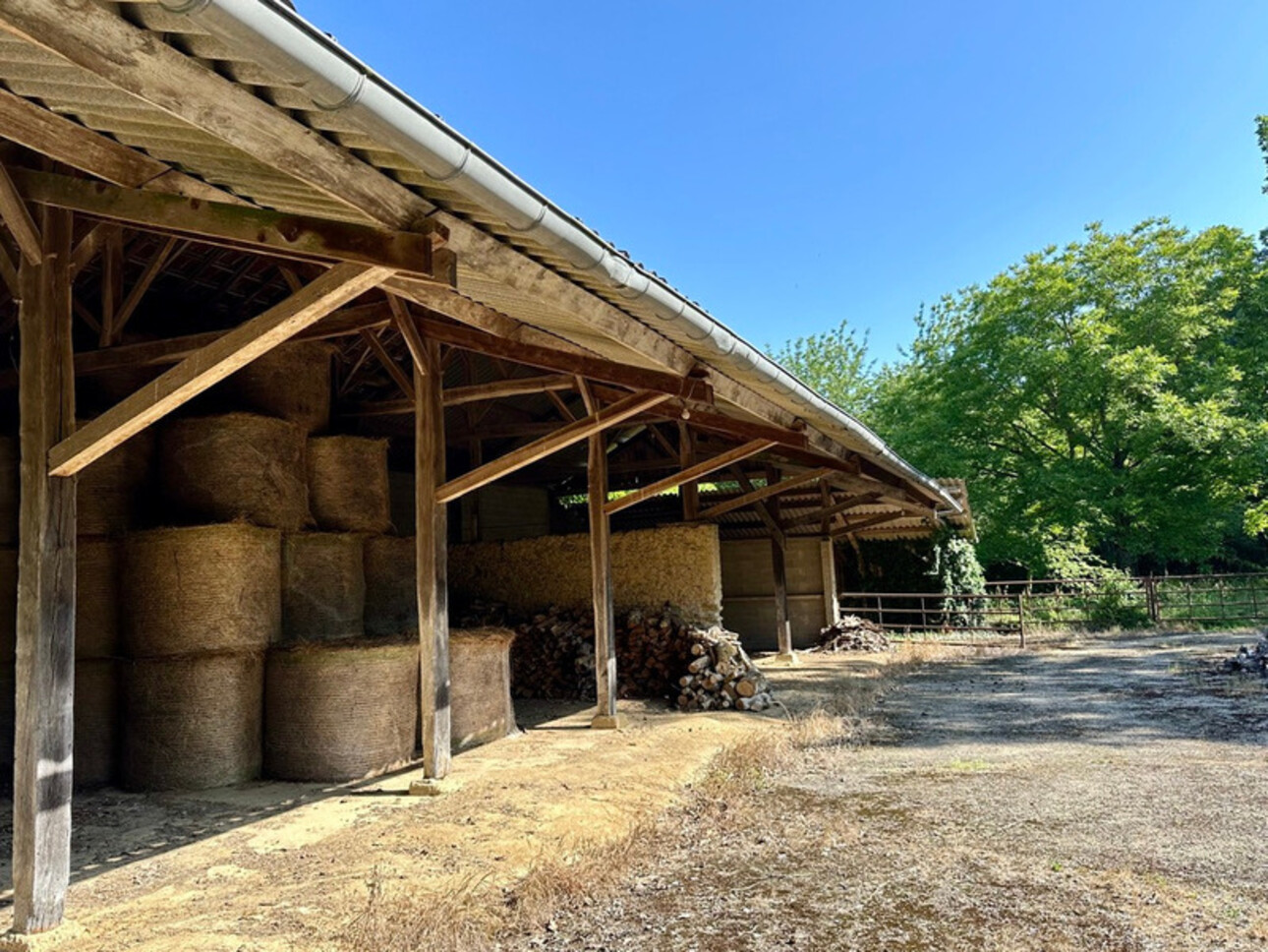 Photos 2 - Agricole - Dpt Gers (32), à vendre proche de EAUZE - Hangar agricole et bois- Terrain de 61200 m²