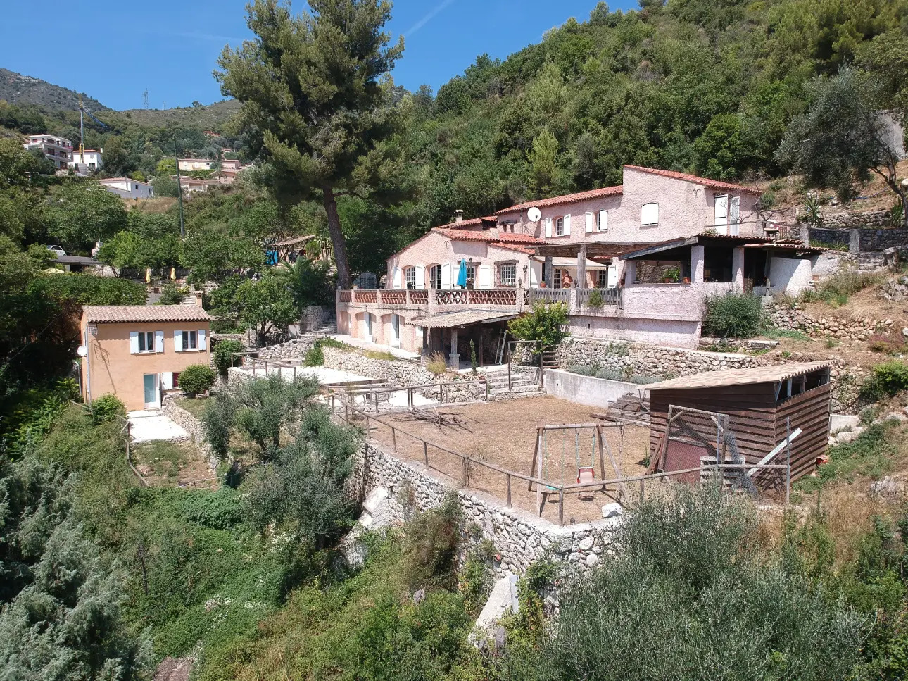 Photos 1 - Touristique - PROPRIETE PROVENCALE DE CHARME Au calme absolu, magnifique vue Mer à 15 mn du centre-ville de Nice