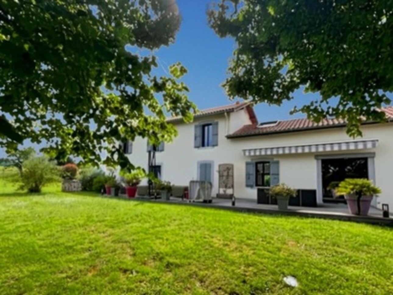 Photos 1 - Prestige - Dpt Gers (32), RISCLE proche, ELEGANTE MAISON XIX réactualisée avec soin, 1.5 hectare clos, piscine chauffée, en campagne , SANS VOISIN proche, Pa