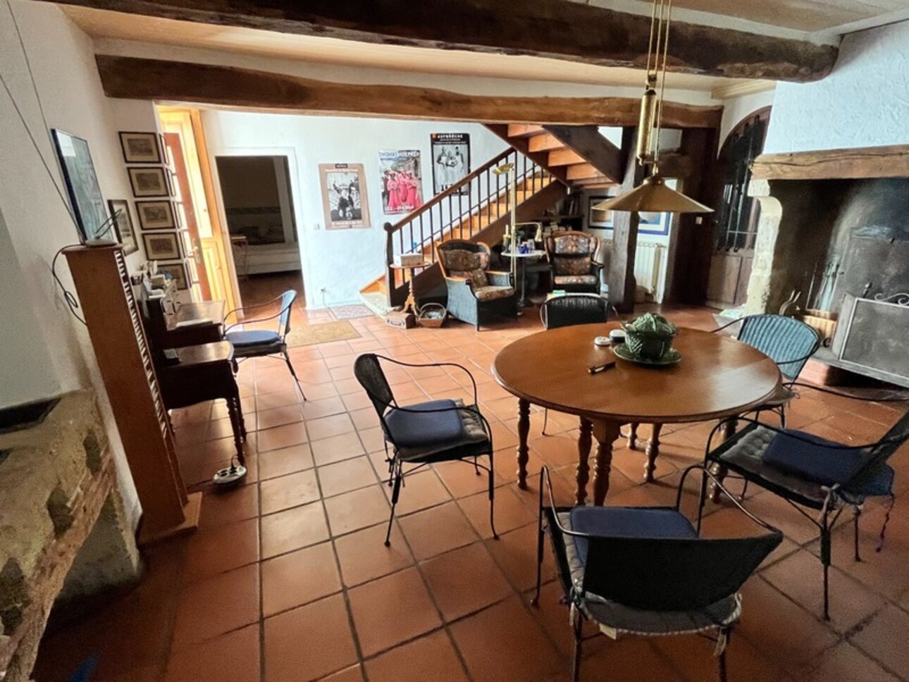 Photos 3 - Touristique - Dpt Gers (32), à vendre,MARCIAC proche,  VUE PYRENEES, BELLE PROPRIETE DE CARACTERE et de CHARME XVIIIs, dépendances, 4ha (ou plus) , piscine