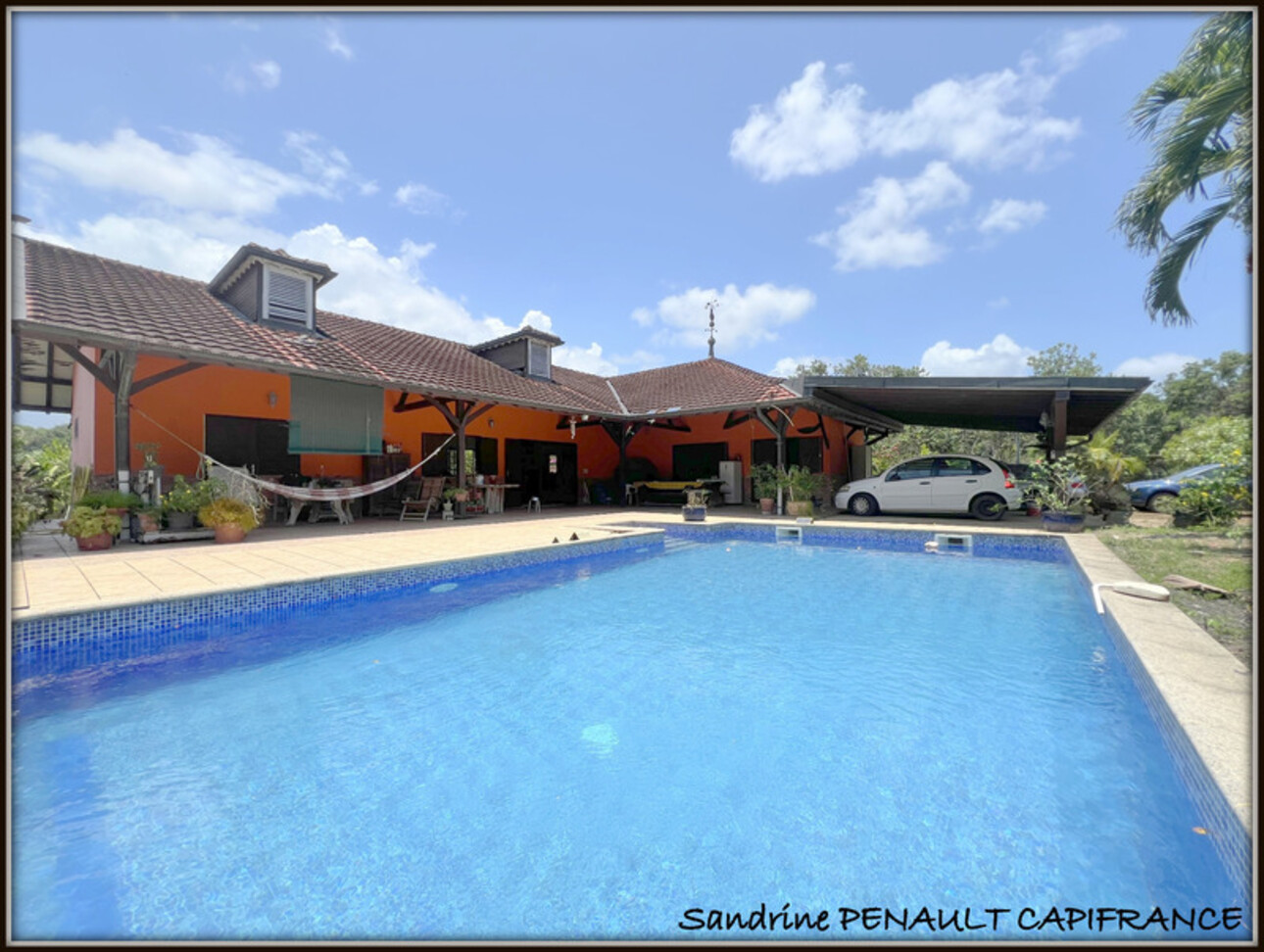 Photos 5 - Prestige - A VENDRE A KOUROU (GUYANE FRANCAISE) UNE SPLENDIDE PROPRIETE - VILLA T4 DE 120 m² - POOL HOUSE - CARBET SUR PILOTIS - SUPERFICIE TERRAIN 2 HECTARES - AU PRIX DE 678 000 €