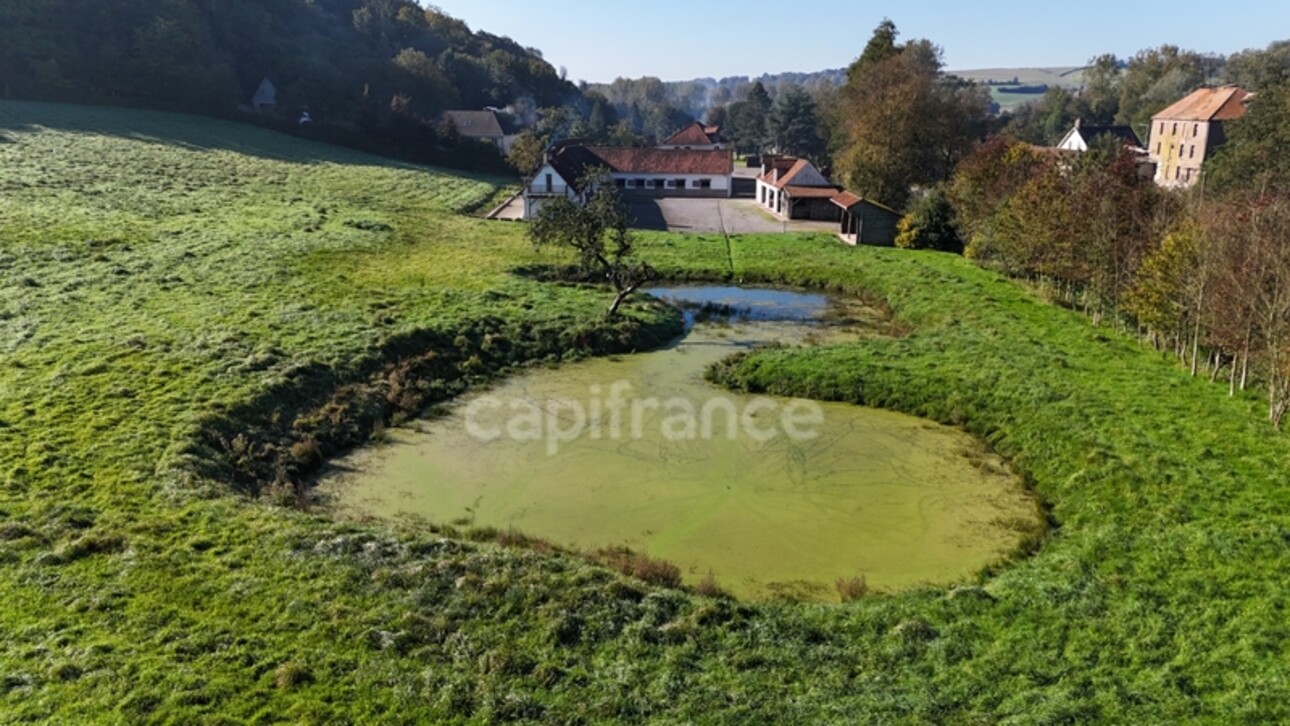 Photos 1 - Équestre - Dpt Pas de Calais (62), à vendre BEUSSENT propriété P13 de 250 m² - Terrain de 1,80 Ha