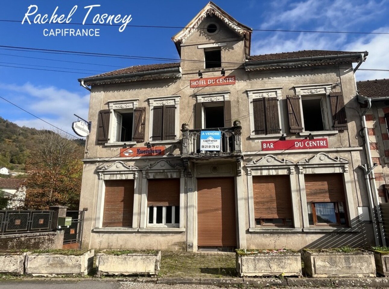 Photos 13 - Touristique - Dpt Haute-Saône (70), à vendre PLANCHER LES MINES Ensemble immobilier T19  avec salle de réception et cour