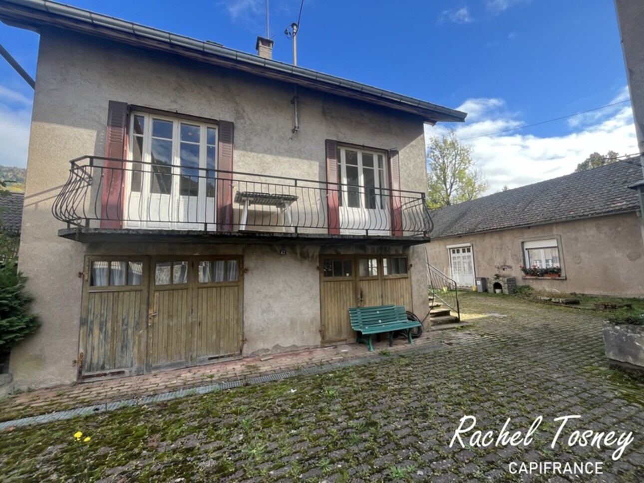 Photos 2 - Touristique - Dpt Haute-Saône (70), à vendre PLANCHER LES MINES Ensemble immobilier T19  avec salle de réception et cour