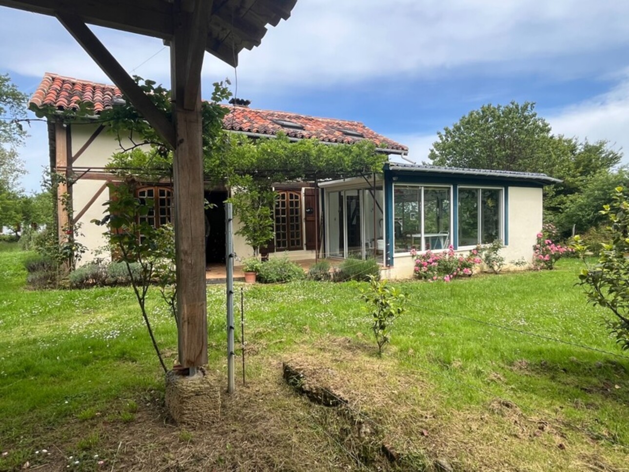 Photos 18 - Prestige - Dpt Gers (32), à vendre NOGARO proche, ancienne METAIERIE de 130m2 sur 1.3 ha avec bâtiment de 100 m2 aménageable , bois, AU CALME ! sans nuisance