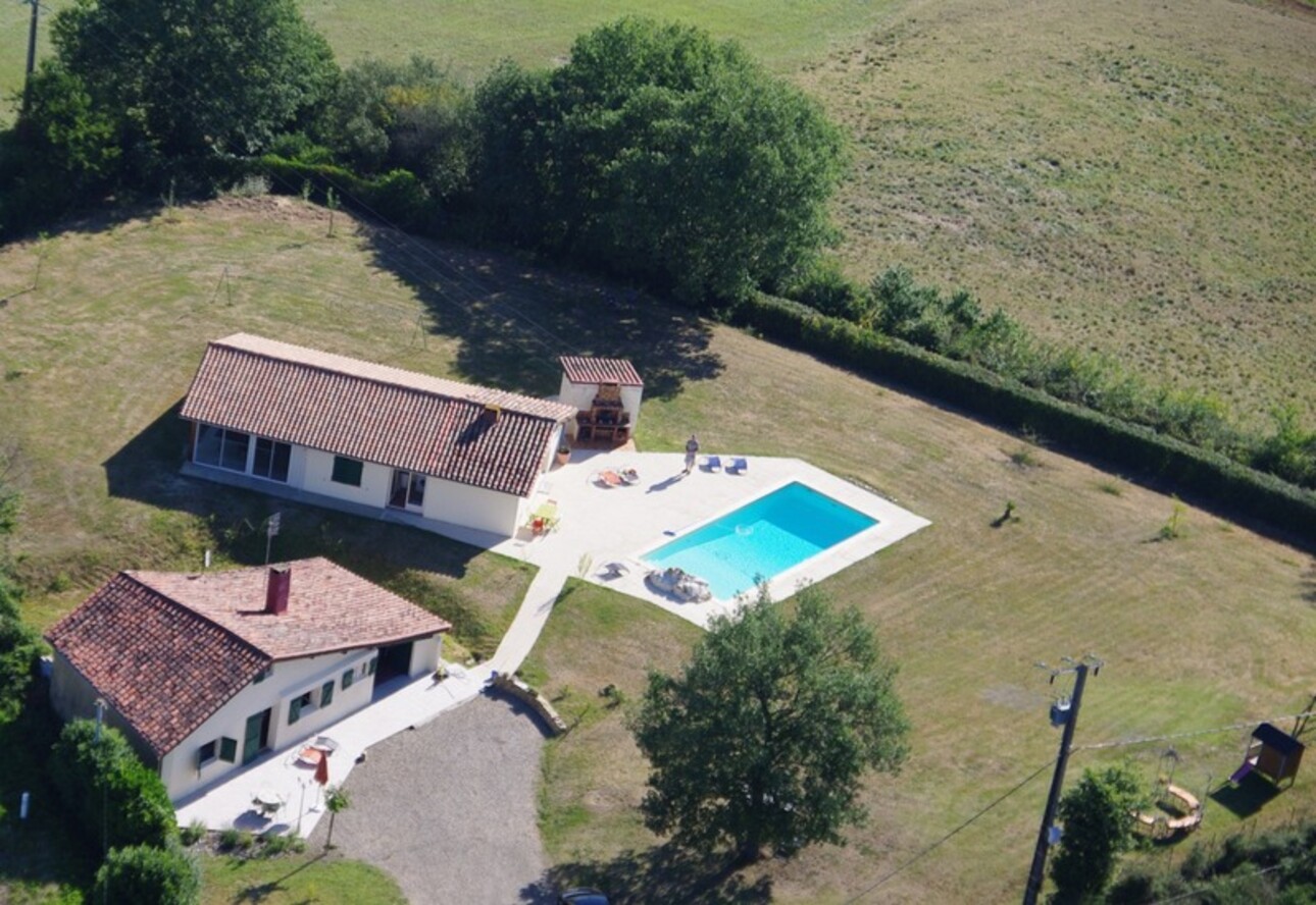 Photos 1 - Prestigious - AIGNAN (32) nearby, country property with VIEW, consisting of two small single-storey stone houses,