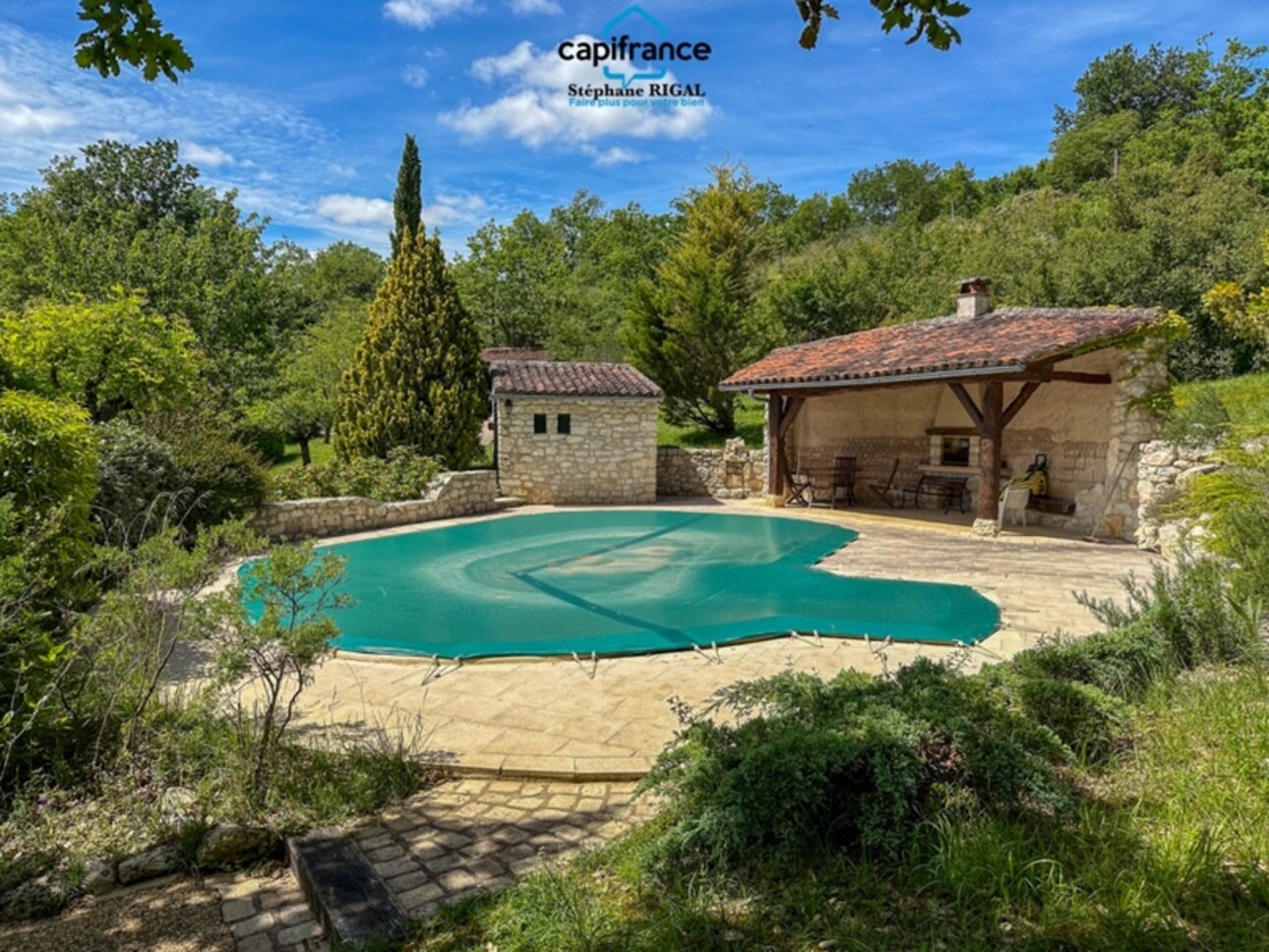 Photos 2 - Prestige - Dpt Lot et Garonne (47), à vendre CONDEZAYGUES propriete P6 sur terrain de 6500m2