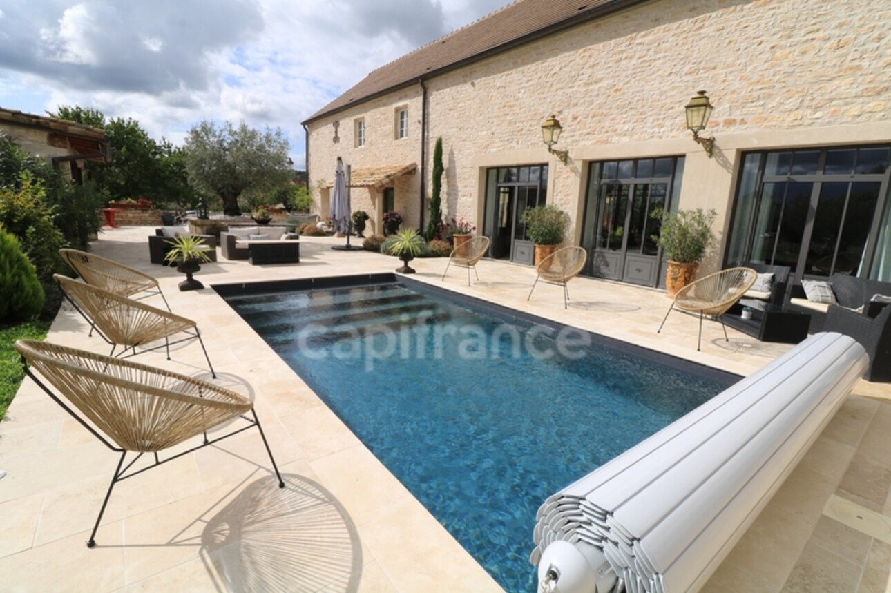 Photos 2 - Prestigious - Dpt Saône et Loire (71), for sale FONTAINES property P14 of 459.05 m² - Single storey