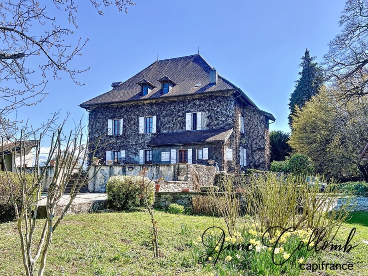 Photos 1 - Prestige - Dpt Haute Savoie (74), Magnifique Maison de Maître avec Piscine et Spa à Reignier-Esery, à 10 km de Genève