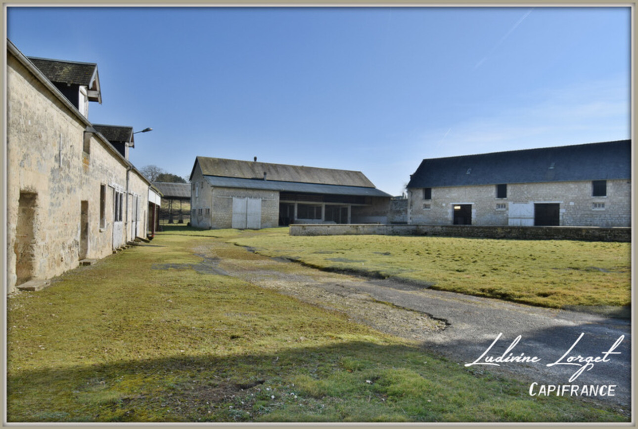 Photos 3 - Prestige - Propriété à vendre Au nord de Soissons (02200) (14km) - Corps de ferme - maison bourgeoise 335 m² habitables - 6 chambres - sous-sol total –Dépendances – Garages – Hangars- Terrain 1,22 hectare