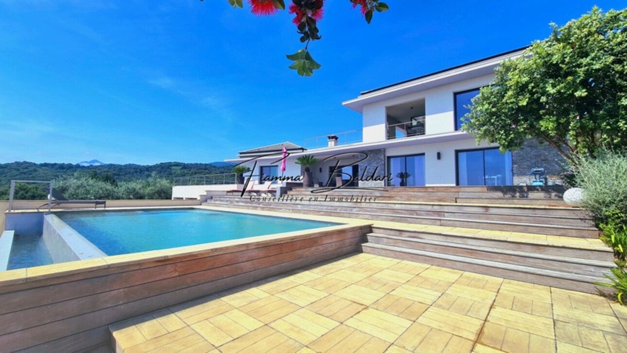 Photos 28 - Prestige - PROPRIÉTÉ, HAUTE-CORSE (20), A VENDRE PENTA DI CASINCA, FOLELLI, VILLA DE 225 m², TERRAIN DE 4 116 m², VUE MER, SANS VIS-A-VIS